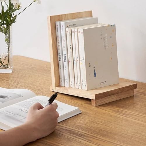 Bibliothèque de bureau en bois et rangement pour table - 7