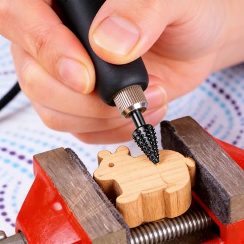 Juego de 5 piezas de herramientas para tallado en madera miniatura 6