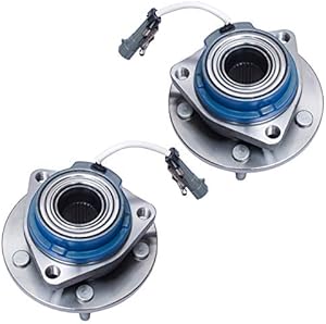 AUQDD 512223 x2 (5 Stud Hub) Rear Wheel Hub and Bearing Assembly Compatible With 2003 04 05 06 2007 Cadillac CTS (Exc.V Models) /2005-2011 STS (For Base and Platinum Only)