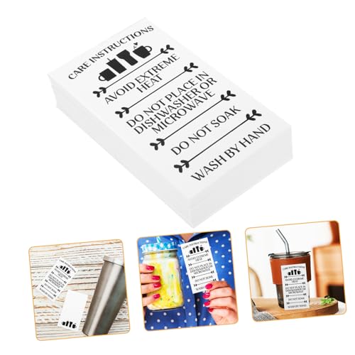 Cartes dinstructions dentretien pour gobelets et inserts de rappel - 6