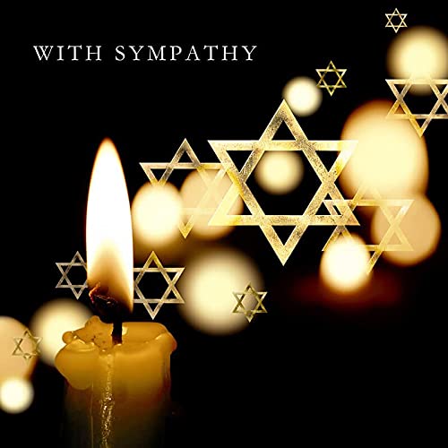 Davora Jewish Sympathy Card with Envelope
