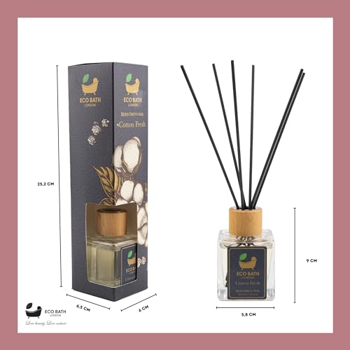 Difusor de varillas Eco Bath London Cotton Fresh 100ml miniatura 6