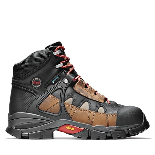 Timberland PRO Timberland PRO Men's Hyperion 6 Inch XL Alloy Safety Toe Waterproof Industrial Hiker Work Boot, Brown-2024 NEW, 9 M US