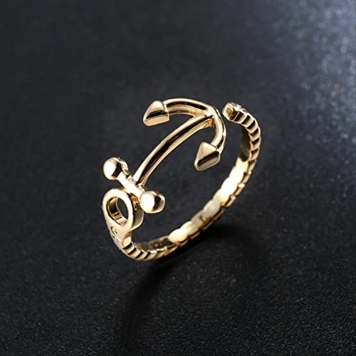 Bague ancre épée argent pour femme : bijou d'exception