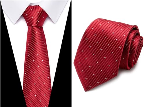 Image of Passabin Tie For Men Necktie Woven Jacquard Neck Ties Set 6 PCS