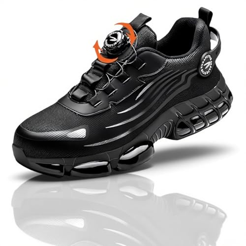 Noozier Safety Shoes - Protect Your Feet with Comfort & Style, Men Steel Toe Shoes for Industrial Construction