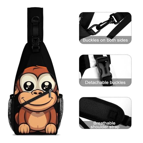 Bolso Sling Crossbody para Viaje y Senderismo miniatura 3