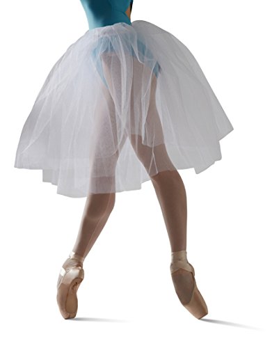 Capezio Tutu romântico feminino, Branco, tamanho �nico