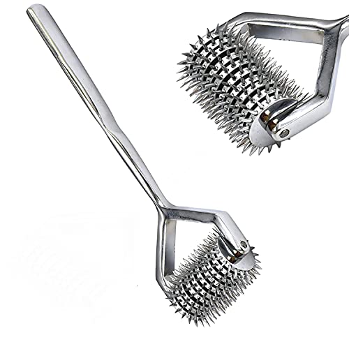 G.S SURGICAL Wartenberg Neuro Pinwheel Stainless Steel Diagnostic Instrument Pin Wheel. Skin Sensation Ten (10) Head - Strong Pinwheel Instruments by G.S Online Store, Silver