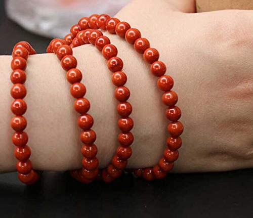 Bracelet de Perles Multi-Cercles en Agate Rouge | Énergie et Sérénité - 3