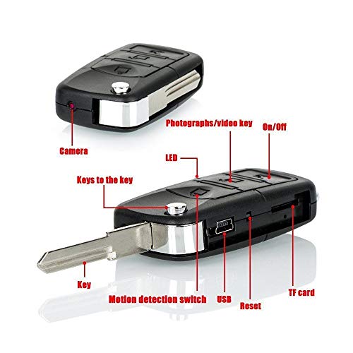 Mini Car Key Chain Mini DV Video Recorder Hidden Camera Camcorder Cam DVR