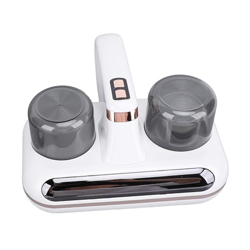 Tbest Aspirador de Cama de Mano 16Kpa Aspirador de Colchón de bajo Ruido de Succión Fuerte con 4 Lavables Reemplazo de Cama de Mano de Colchón Vacío de Vacío a con y Potencia