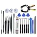 Precision Small Repair Tools Kit, Repair Screwdriver Set for Fixing Cell Phone Watch Computer Tablet, 22 in 1 Opening Pry Tool Repair Kit Set, 1 Set