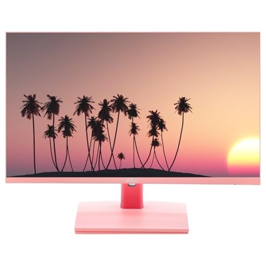 Monitor Led 24" polegadas Full HD 1920x1080p HDMI/VGA 1ms gamer Rosa