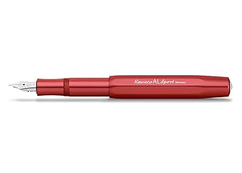 KAWECO カヴェコ アルスポーツ　万年筆　ディープレッド　字幅F Amazon | Kaweco AL Sport fountain pen Deep Red F (fine