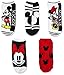 Disney Women's Mickey Mouse 5 Pack No Show Socks