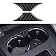 2PCS Auto Wasserbecher Innen Entlüftung Cover Kohlefaser Aufkleber Trim Kompatibel mit A4(2016-2025)/S4(2016-2025)/RS4(2017-2025)/A5(2017-2024)/S5(2016-2025)/RS5(2017-2025) Interieur Zubehör