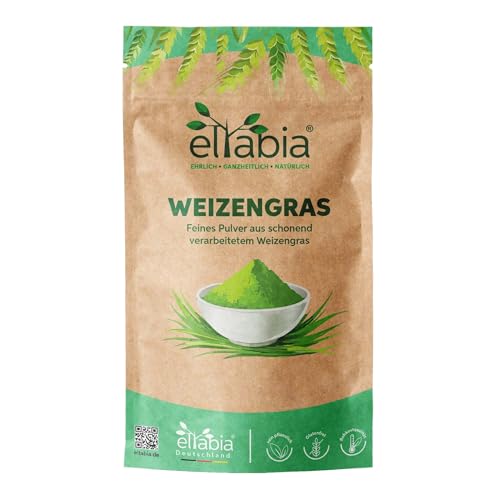 Hierba de trigo en polvo molida, 500 g, hierba de trigo en polvo de calidad premium de cultivo europeo, 100% puro, sin aditivos
