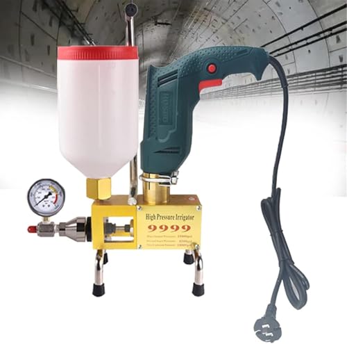 Image of High Pressure Grouting Machine Polyammonium/Epoxy Resin Injection Pump Waterproof Concrete Roof Repair,Engineering,Construction