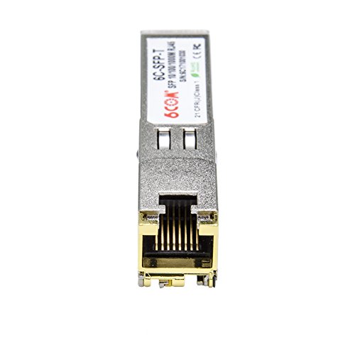 Image of 2Pack 10 /100 /1000BASE-T SFP RJ45 Copper, 1.25G Module Transceiver for Cisco GLC-T /SFP-GE-T /GLC-TA, Mikrotik S-RJ01 and Other Open Switch, up to 100m