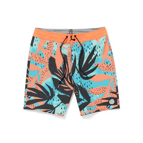 Volcom Men's Waterside Floral Stoney 19 Board Shorts