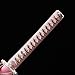 TRUEKATANA Pink Katana, Handmade Japanese Katana Sword T10 Folded Clay Tempered Steel with Pink Scabbard, White,Pink