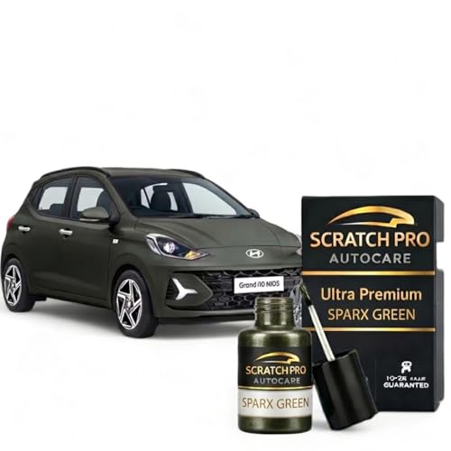 Image of HYUNDAI GRAND i10 NIOS Colors| 2K Paint Technology | Exact Color Match | Car Scratch Repair Paint | Automotive Touch Up Paint | Quick Dry | 12ml (Spark Green (YC5))
