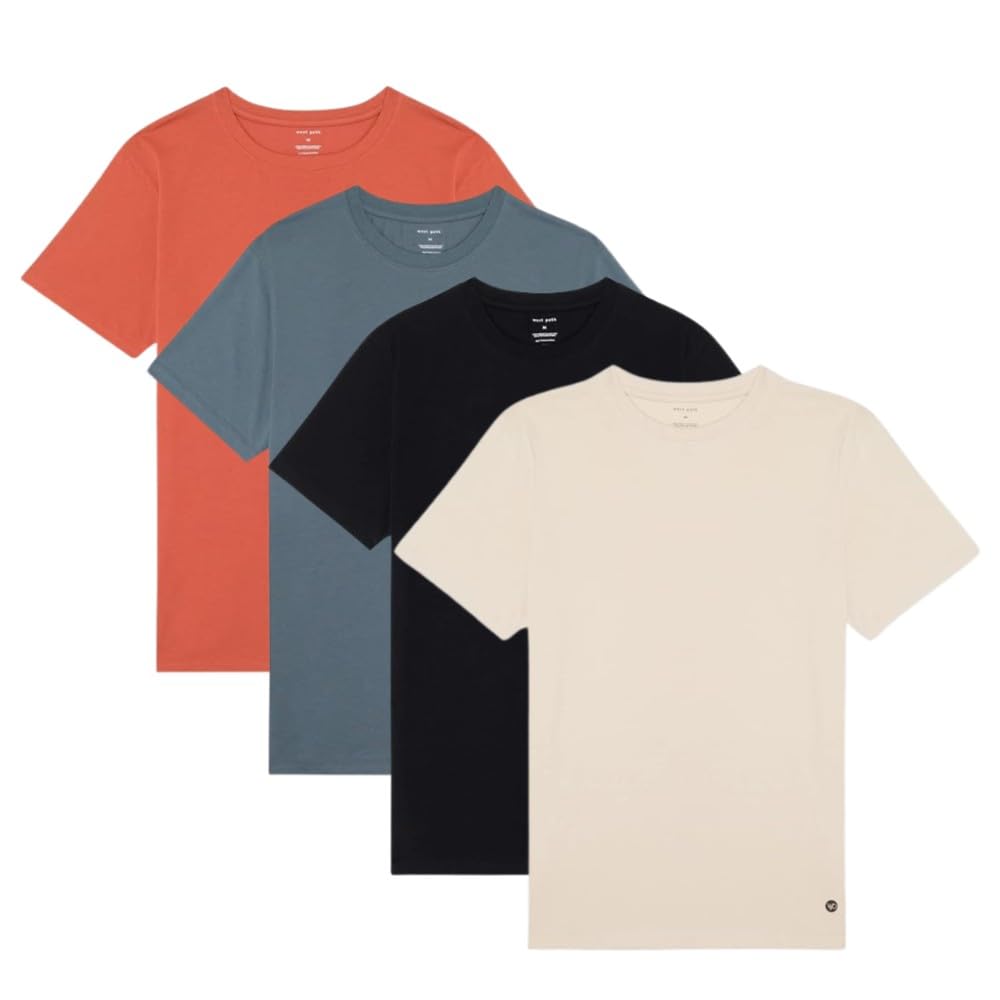 Mens 100 Organic Cotton T-Shirt - Fair Trade Certified - Mens Cotton Tees - Solid Color T Shirt