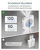 ECOVACS WINBOT W2S Omni Fensterputzroboter mit Multifunktionsstation, intelligenter Bis-an-den-Rand-Reinigung mit TruEdge™, Aufladen während des Betriebs, DREI Wasserdüsen, 12-stufigem Schutz