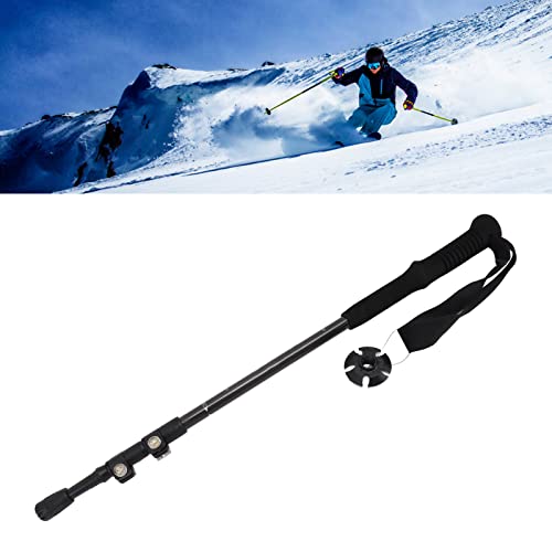 Bengala Telescópica, 3 Seções Em Fibra de Carbono, Haste Ajustável Em Altura, Bengala para Caminhada