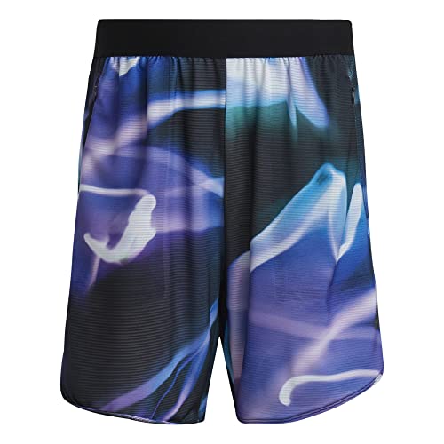 adidas Herren D4t Hr AOP SHO Shorts, Fusvio/Blau/Schwarz, M