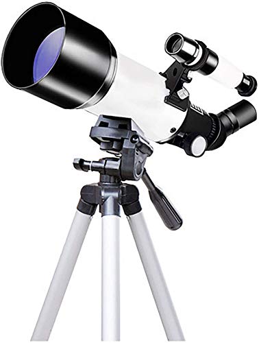 Telescopio Astronómico Refractor 70mm con Trípode Blanco miniatura 1