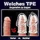 2 Stück wiederverwendbare penismanschette, weiche sexspielzeug penis sleeve,penisverlängerung penis hülle, verzögerte Ejakulation, G-Punkt-Stimulation, Eichelkondom, Sexspielzeug Für Männer und Paare