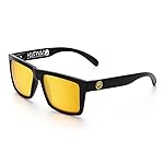 Heat Wave Visual Vise Z87 Black Sunglasses in Gold