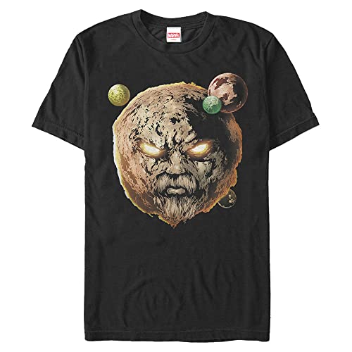 T-shirt Marvel noir manches courtes vêtement homme grande taille 4XL coton