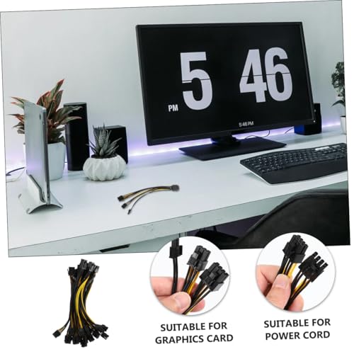 Adaptador de corriente GPU SHINEOFI de 10 piezas para conectar múltiples fuentes de poder 6