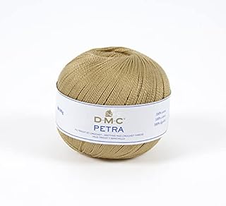 DMC Petra Yarn, 100% Cotton, Gold (53045), Size 5
