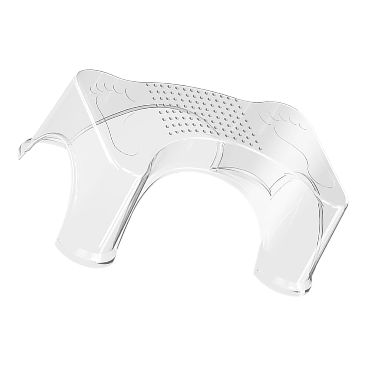 Toyvian Sgabello per Wc Sgabellino Portatile in Pet Antiscivolo Design Rialzato Supporto Comodo e Sicuro per Adulti e Ragazzo Ragazza per Doccia e Squat a Casa