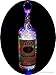 Upcycled Tito's Vodka Mood Therapy Liquor Bottle Light w/100 Multi-Color LED's Topped Off with an Asfour 30% Leaded Clear Crystal Prism Ball
