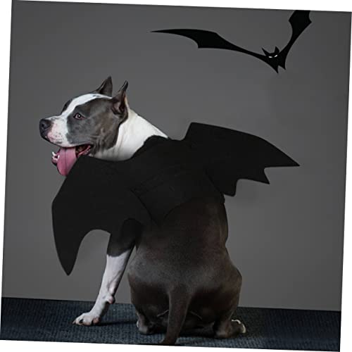 Disfraz de alas de fieltro Halloween para perros y gatos miniatura 6