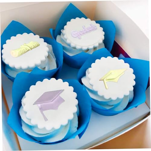 Molde de chocolate de graduación con silicona de alta definición para repostería 4