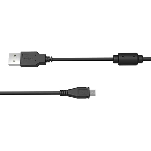 Miniatura 3 de HAUZIK Cable de carga para controlador PS4, cable de carga micro USB para PlayStation 4, 6 pies, paquete de 2