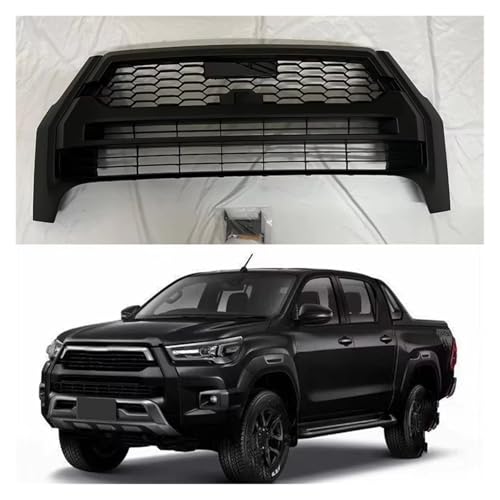 Grille calandre Hilux Rocco 2022 : accessoire masque bouclier avant - 3