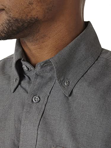 Wrangler Men's Fr Flame Resistant Two Pocket Work Shirt3