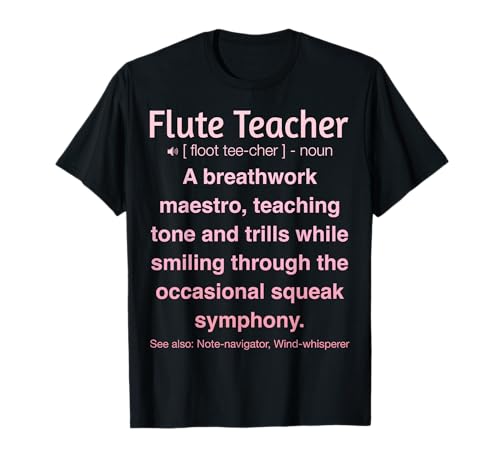 Profesor de flauta divertido Camiseta