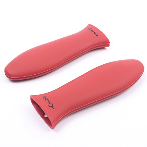 Crucible Cookware Silicone Hot Handle Holders (Red, 2-Pack Large) #TOP1