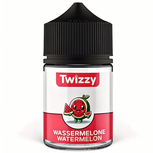 Twizzy Wassermelone Lebensmittelaroma -60ml- Intensives Aroma – Ideal zum Backen, in Lebensmitteln & Getränken, auch für Vernebl., Nebelm., uvm