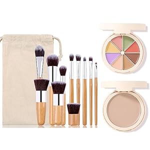 FantasyDay 15 Kleur Langhoudend Full Coverage Crèmes Afdekstift Concealer Palette Correctors Gezicht Foundation Makeup Contour Kit met 11 Make-upkwasten – Verberg Oneffenheden voor een Perfecte Teint