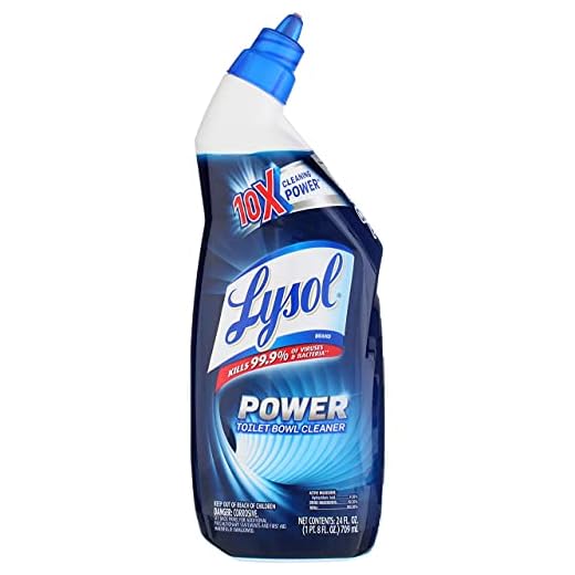 Lysol Lysol Power Toilet Bowl Cleaner, 10x Cleaning Power, 24 Fl Oz (Pack of 3), Fresh, 72 Fl Oz