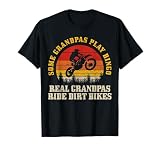 Dirt Bike Grandpa Vintage Motocross MX Motorcycle Biker Gift T-Shirt